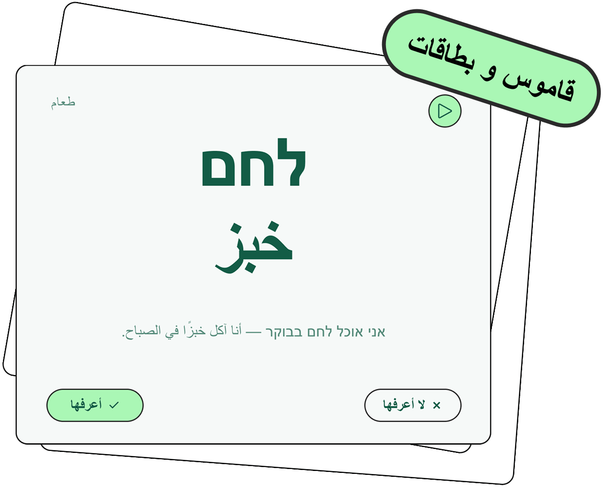 قاموس و بطاقات